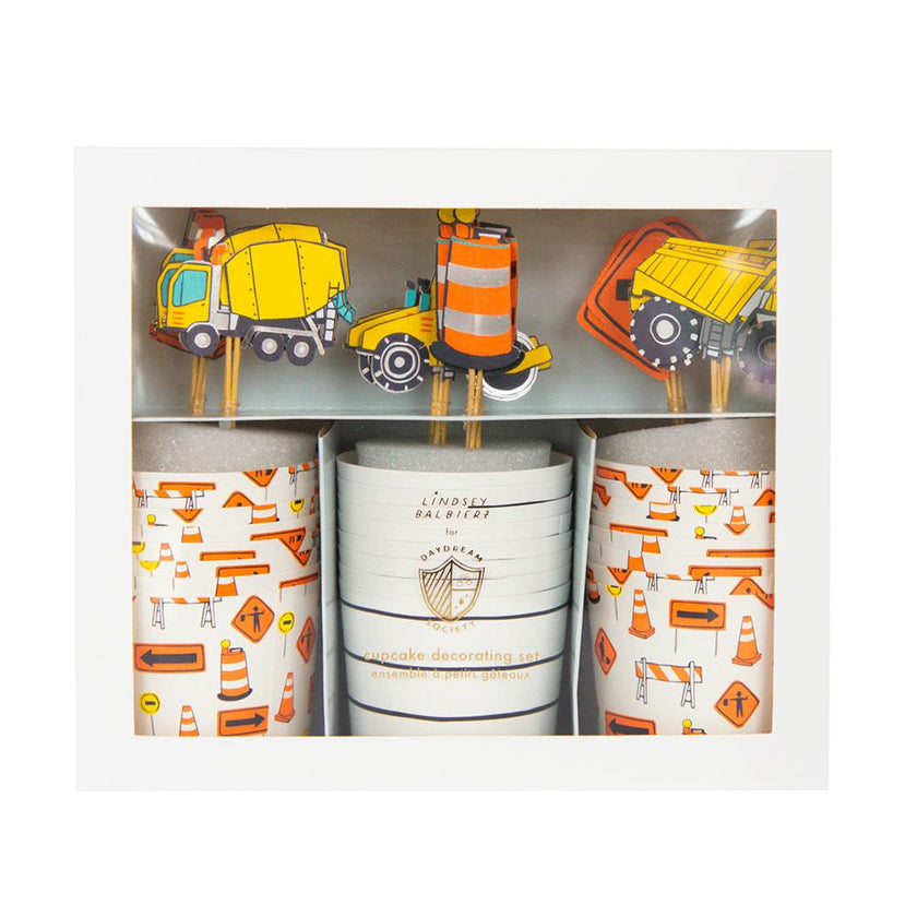 Under Construction Cupcake Decorating Set