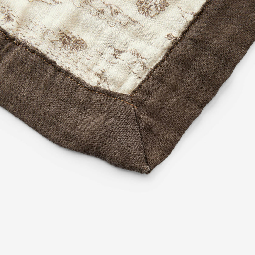 Country Toile Bamboo Mini Lovey