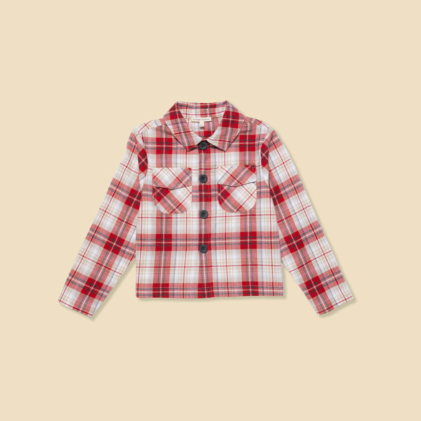 Flannel Shirt in Jazzberry Plaid