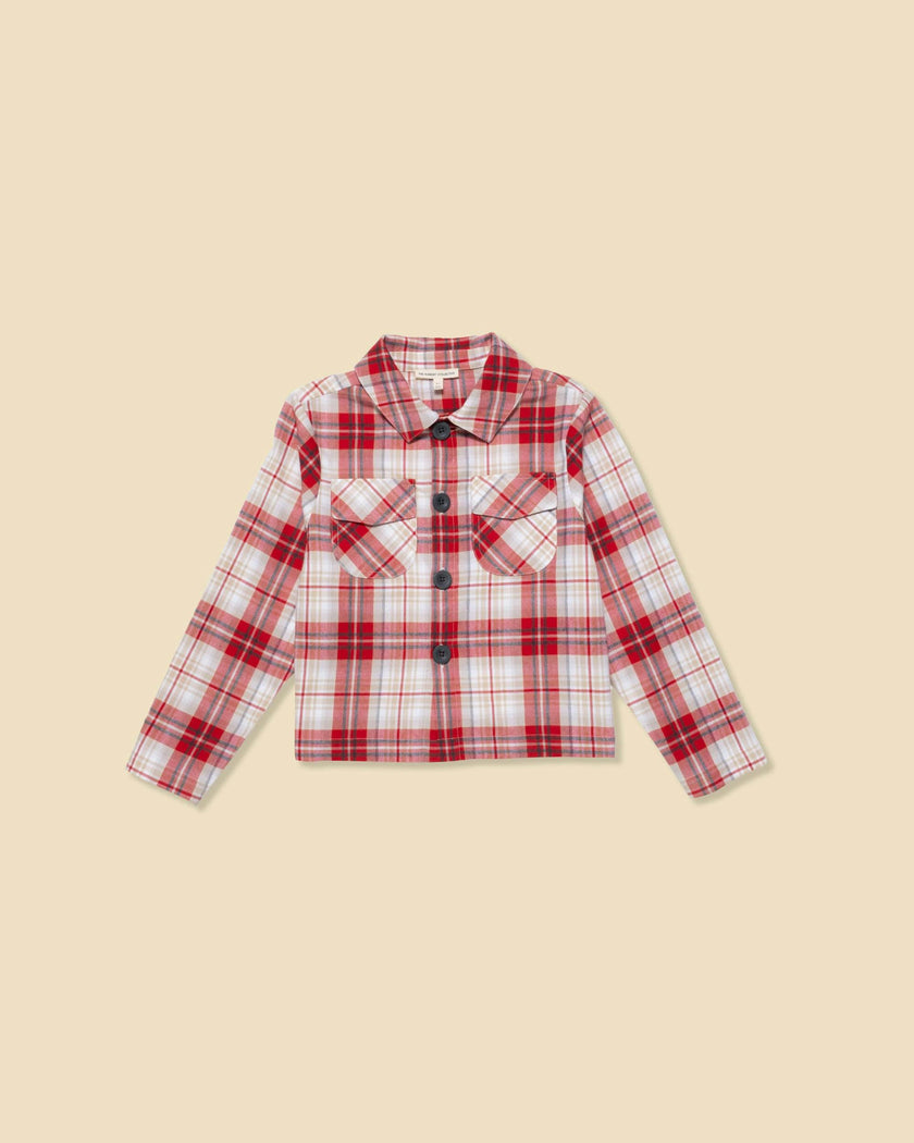 Flannel Shirt in Jazzberry Plaid
