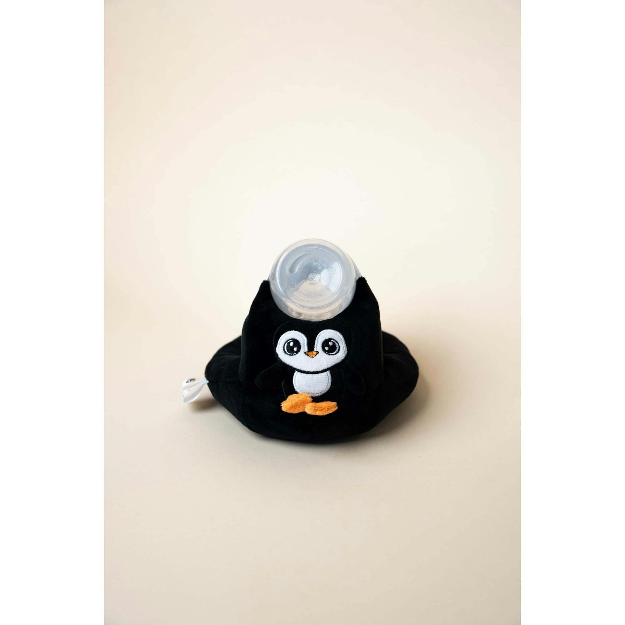 Baby Bottle Pillow Holder For Parents - Penguin