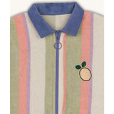 children's terry jumpsuit - tropical stripes