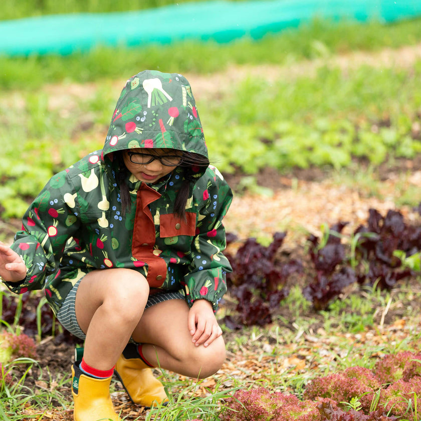Feast Recycled Waterproof Raincoat, Multi