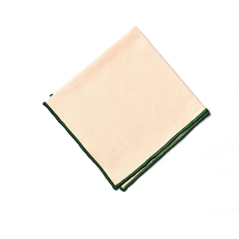 Color Block Blush and Pine Napkin