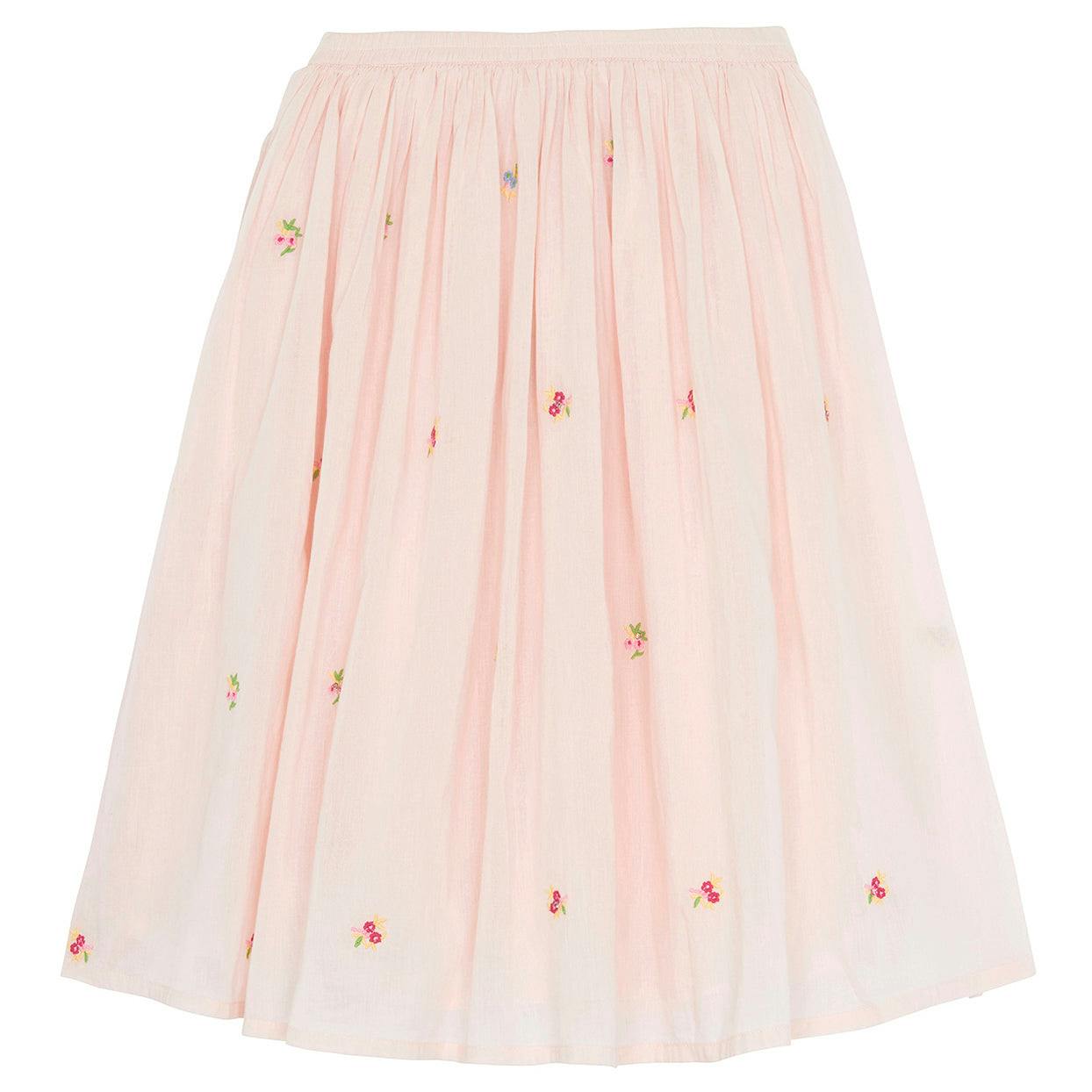 BONTON Namoureuse Maxi Party Skirt - Rose