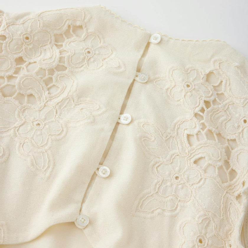 Kaitlyn Embroidered Mini Dress