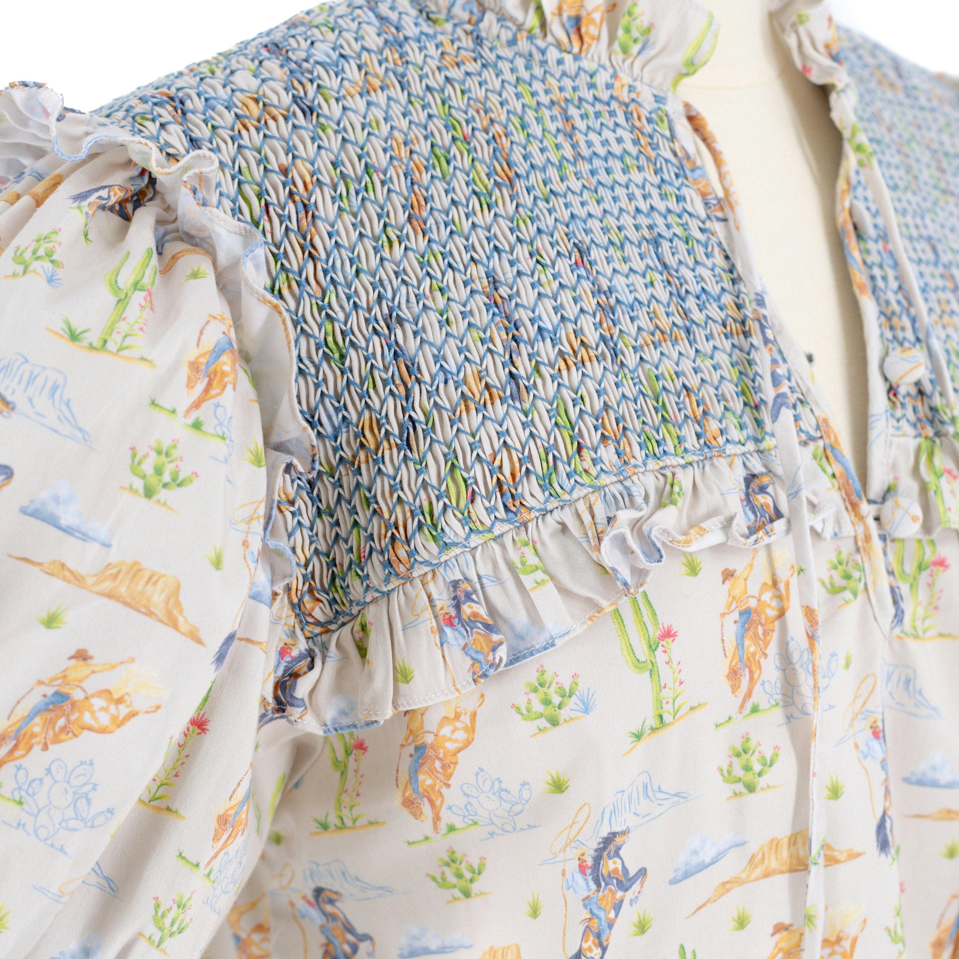 Women’s Lizzie Shirt - Blue Rodeo