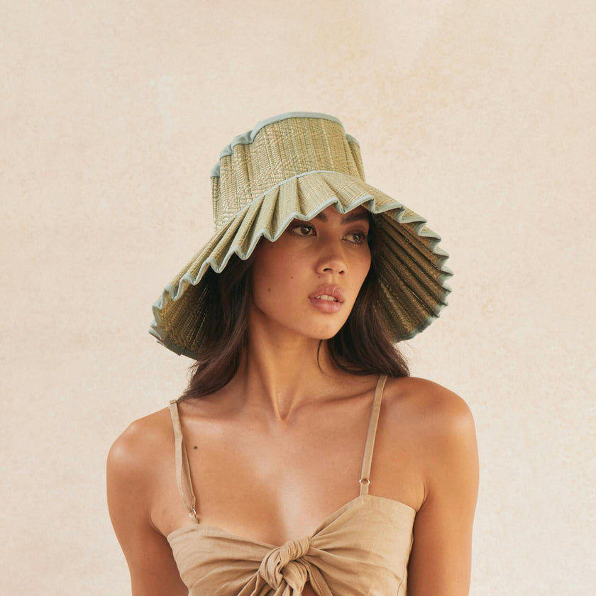 Sea Foam Capri Hat