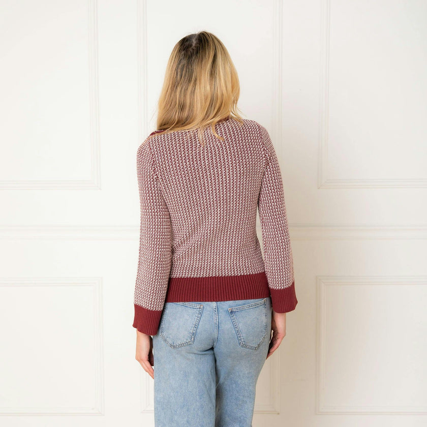 Organic Tweed Turtleneck Sweater