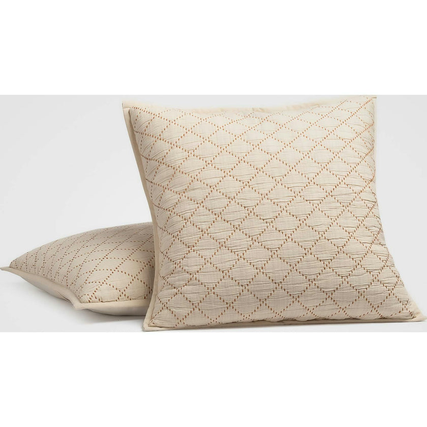Diamond Stitch Euro Sham Set