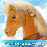 Model Y® Horse Ride-On Toy Age 3–4 – Light Brown