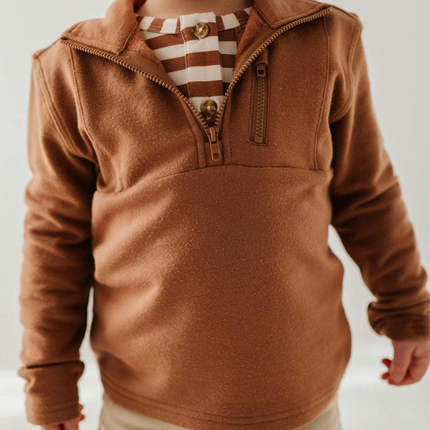 Boy's Long Sleeve Henley Shirt