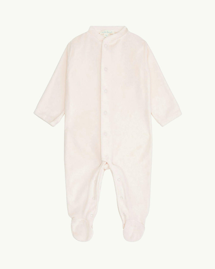 Velour Angel Wing™ Sleepsuit - Pink