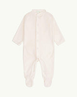 Velour Angel Wing™ Sleepsuit - Pink