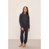 Kid's Recycled Boucle Hoodie & Jogger Set, Grey