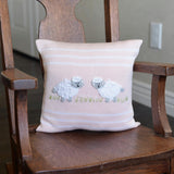 Lamb 10" Pillow, Pink