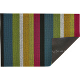 Bold Stripe Shag Floor Mat, Multi