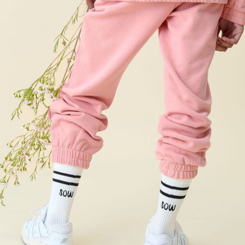 Relaxed Cotton Straight Leg Sweatpant