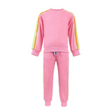 Pink Rainbow Sequin Set