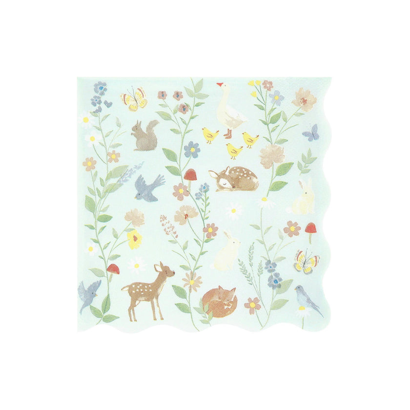 Little Animals Large Napkins