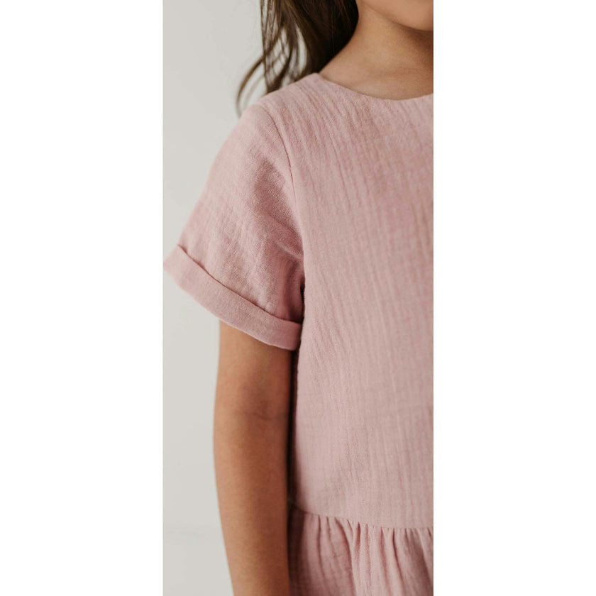 Gauze Button Dress
