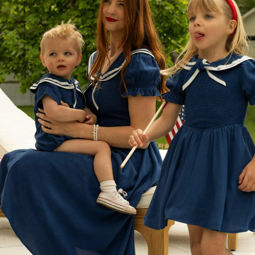 Alice Dress in Sailor Navy