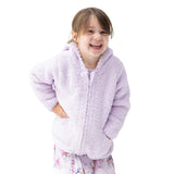 Chenille - Lavender Hooded Jacket