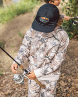 Explore Snapback Hat - Black Twill
