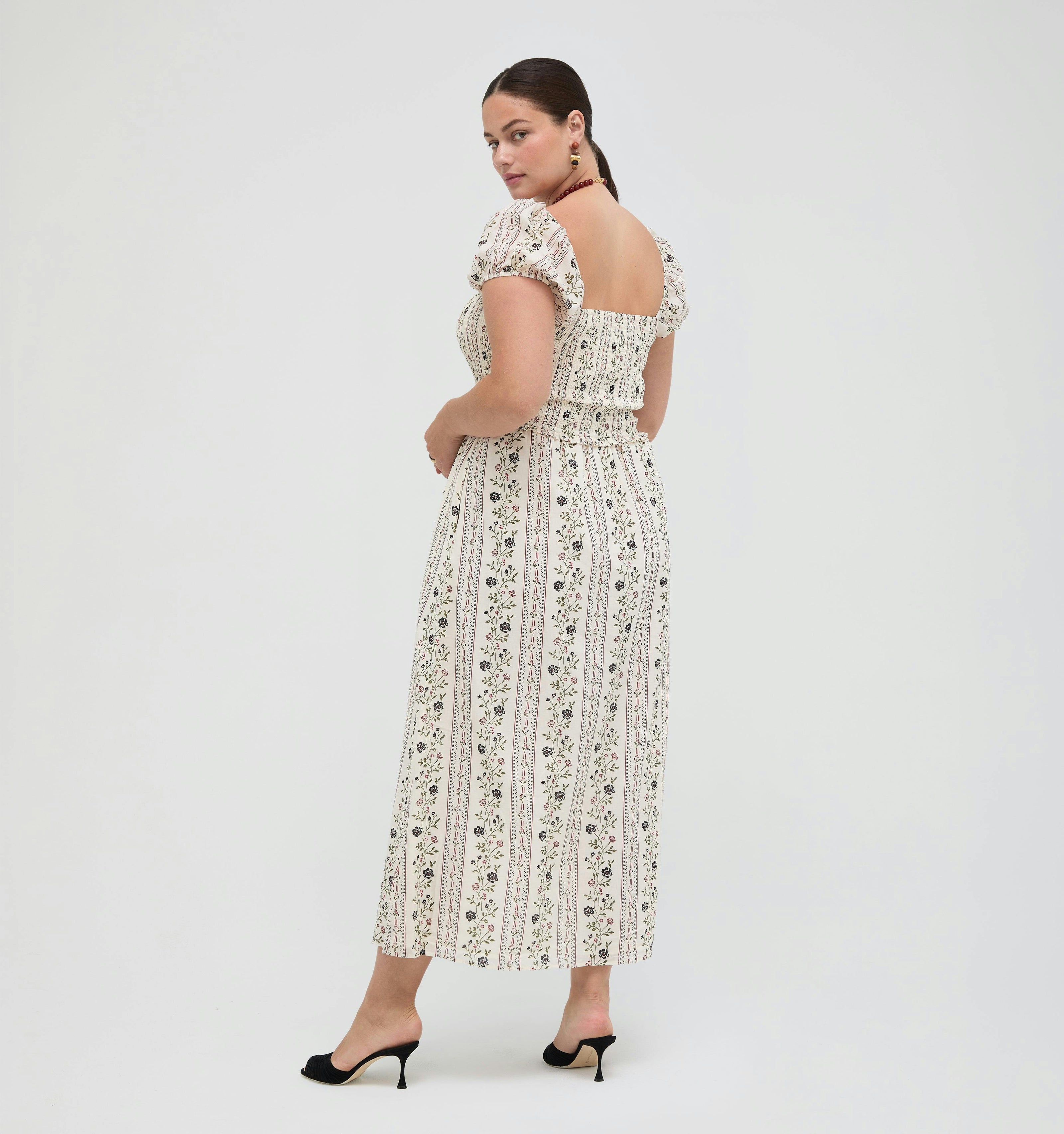 The Aster Nap Dress -  Kelmscott Ribbon Stripe