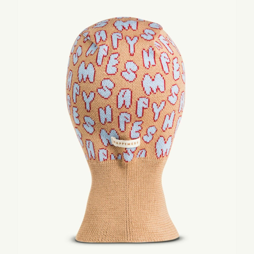 children's merino wool balaclava - letters