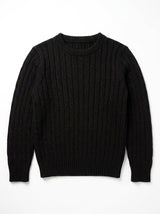 Basic Unisex Cable Sweater