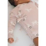 The Littles Long Sleeve Kimono One-Piece, Pink