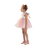 White Pastel Tulle Party Dress