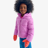Kids puffer mittens