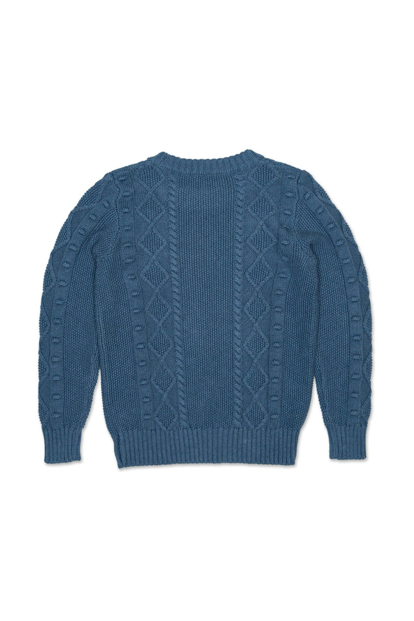 Cable Popcorn Jumper | Bluestone