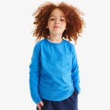 Kids long sleeve slub pocket tee