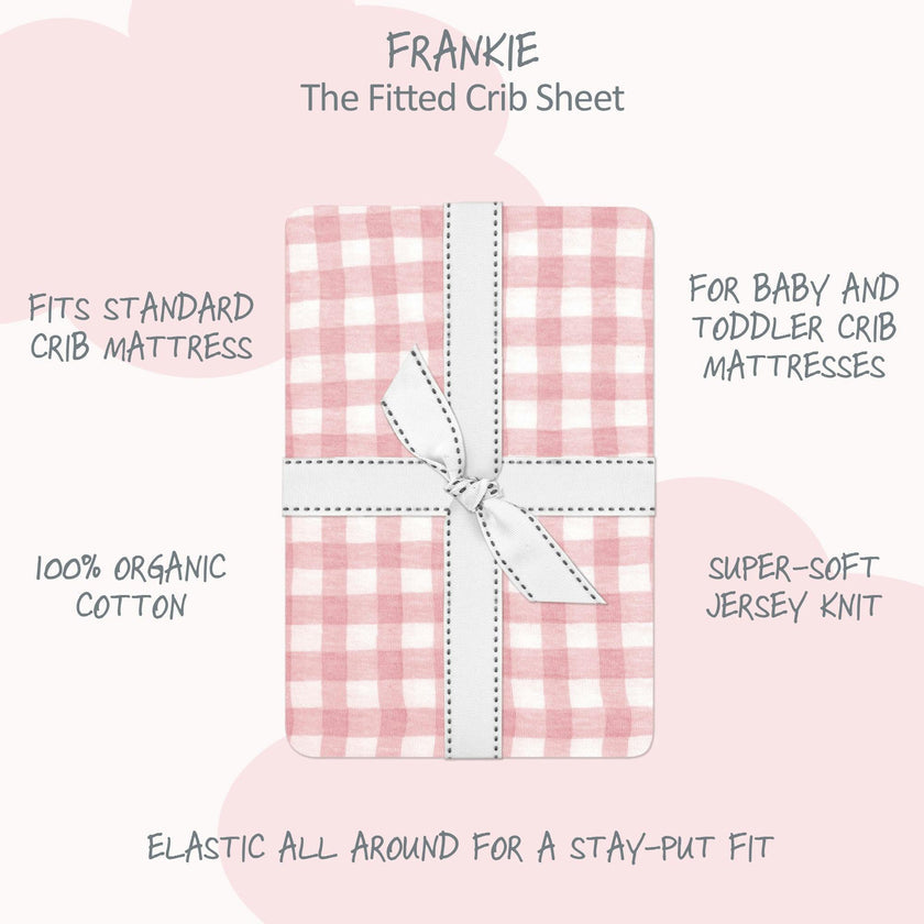 FRANKIE Fitted Crib Sheet