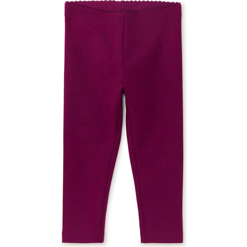 Solid Super-Soft Leggings, Red