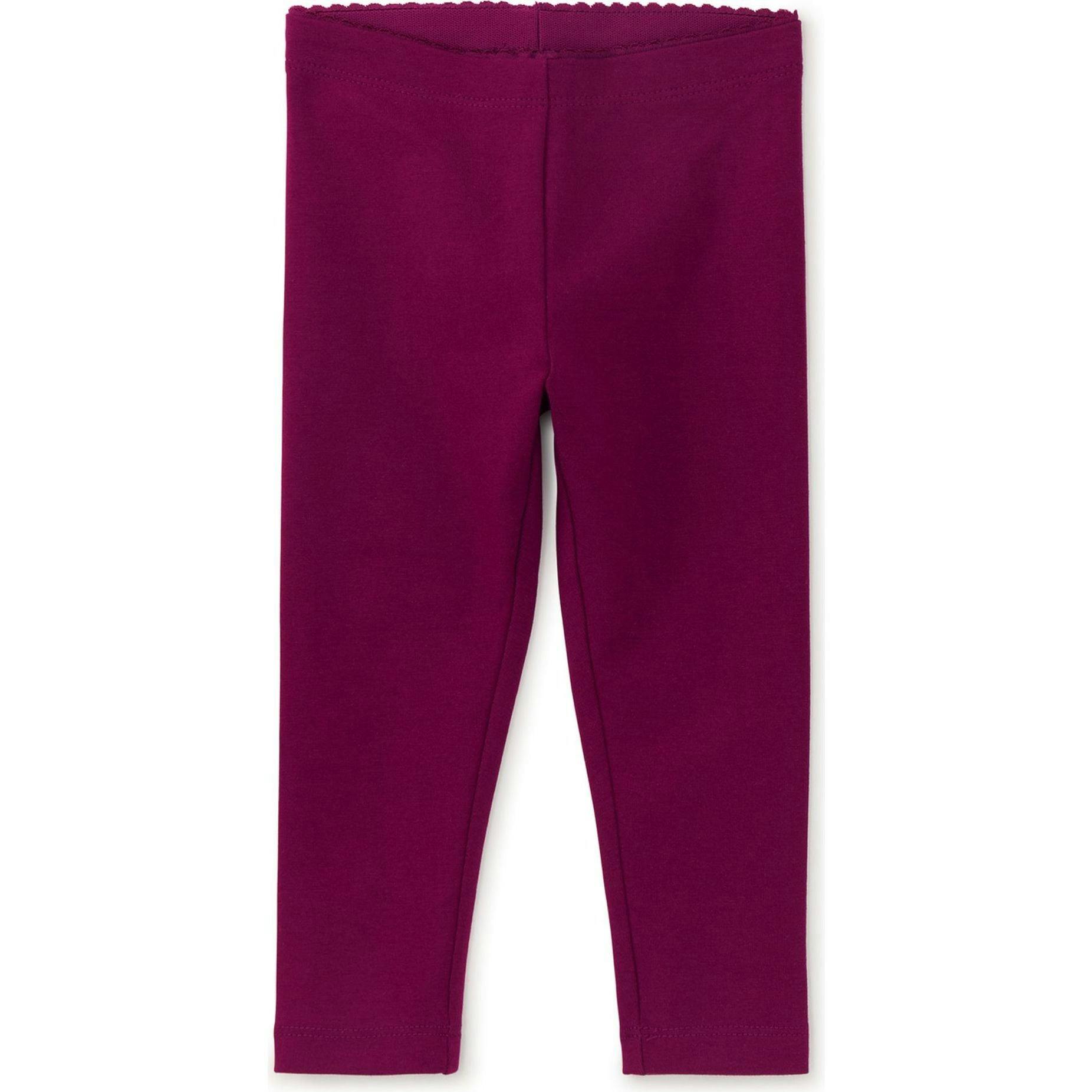 Solid Super-Soft Leggings, Red