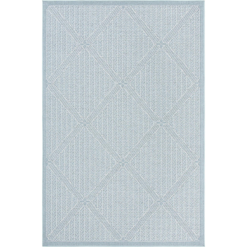 Bermuda Sienna Indoor/Outdoor Rug, Light Blue