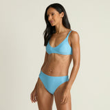 women's le marin dot mid rise bikini bottom