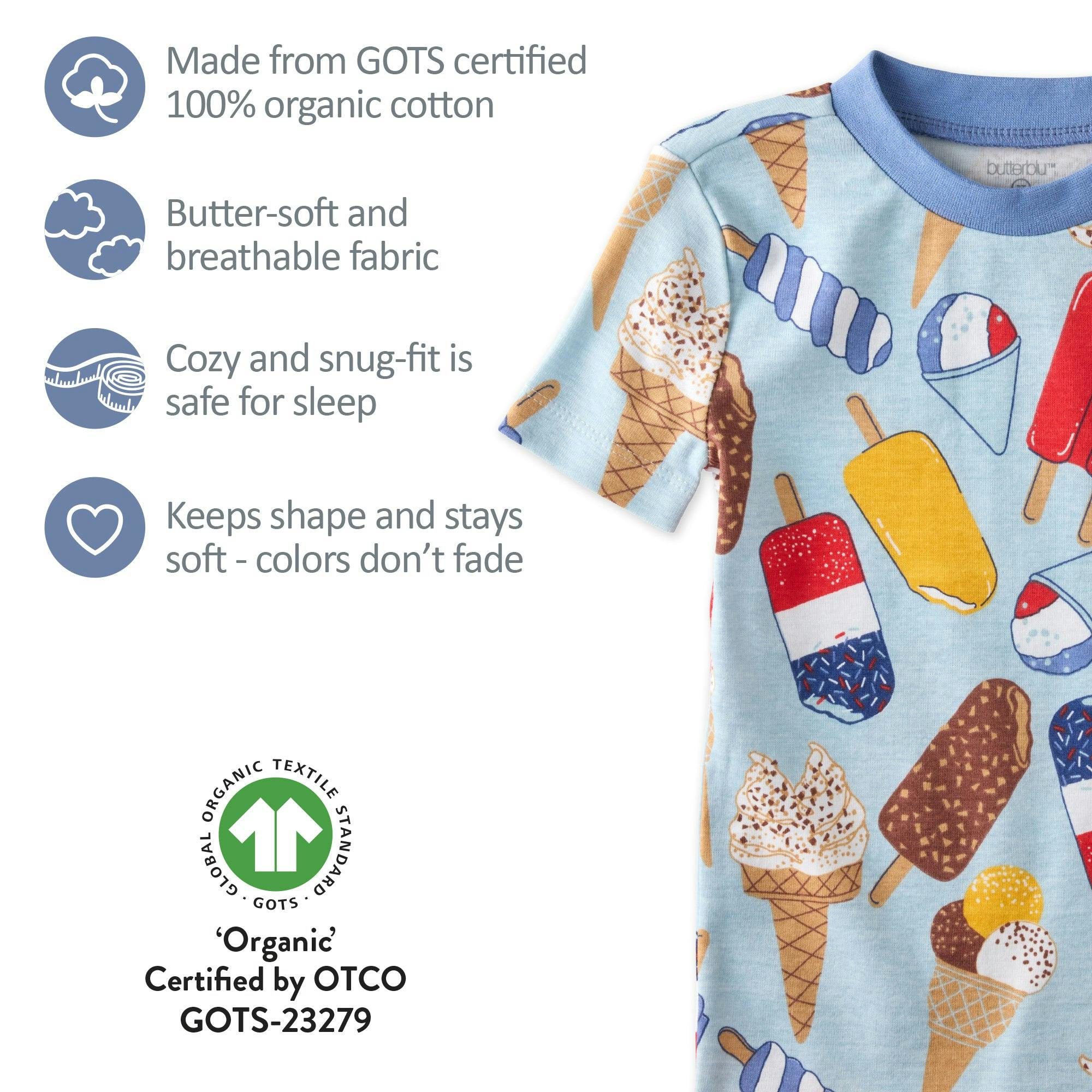 SHADE Snug-fit 2-Piece Toddler Pajamas for Boys & Girls