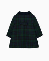 Baby Classic Coat in Navy Plaid