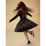 Velour Ballet Dress, Black