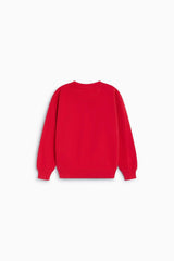 TNS Logo Sweatshirt Chinese Red