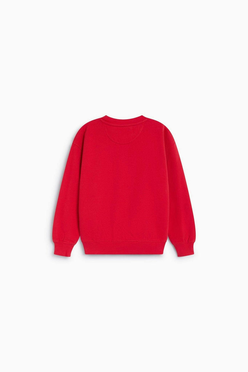 TNS Logo Sweatshirt Chinese Red