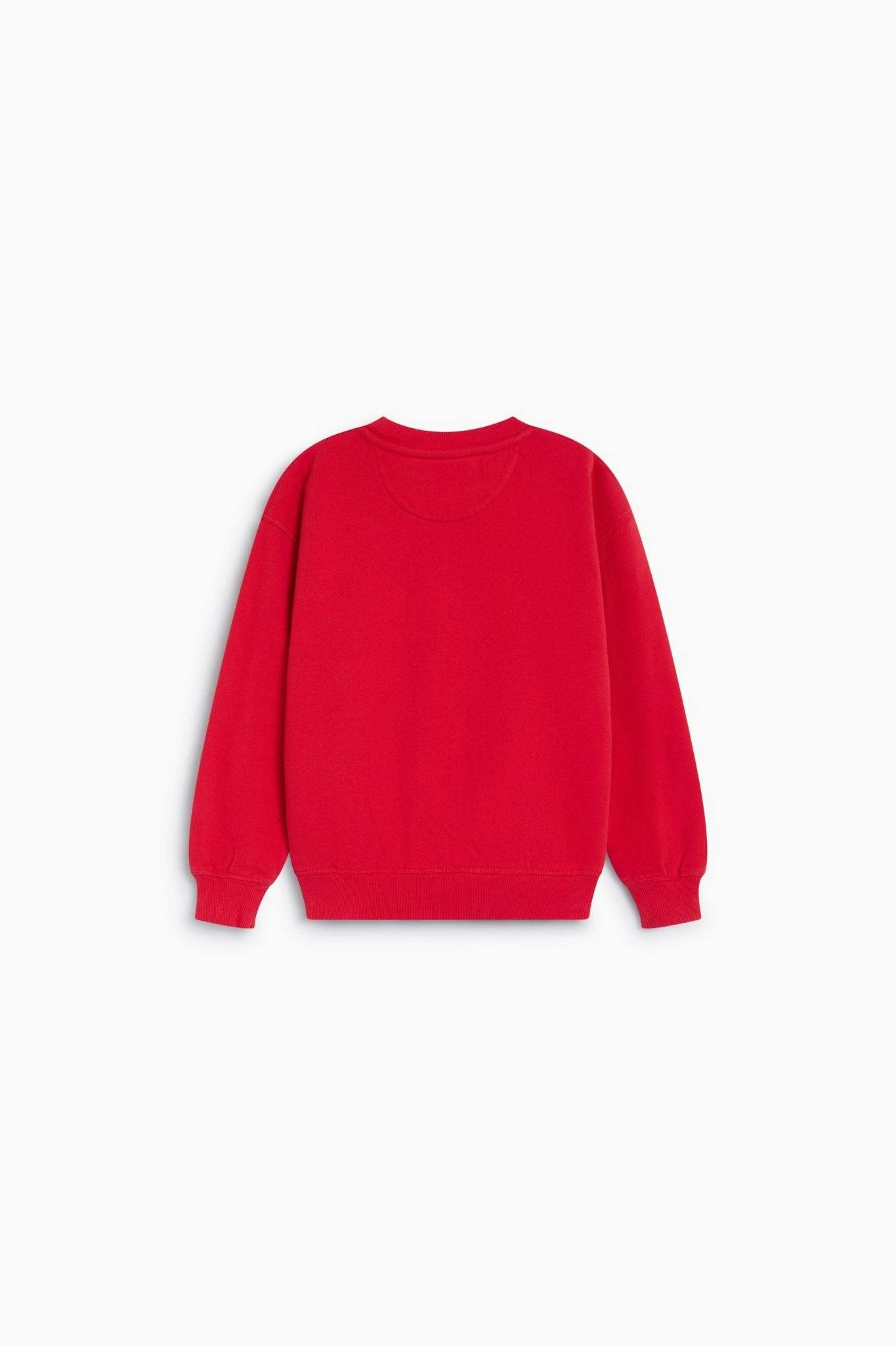 TNS Logo Sweatshirt Chinese Red