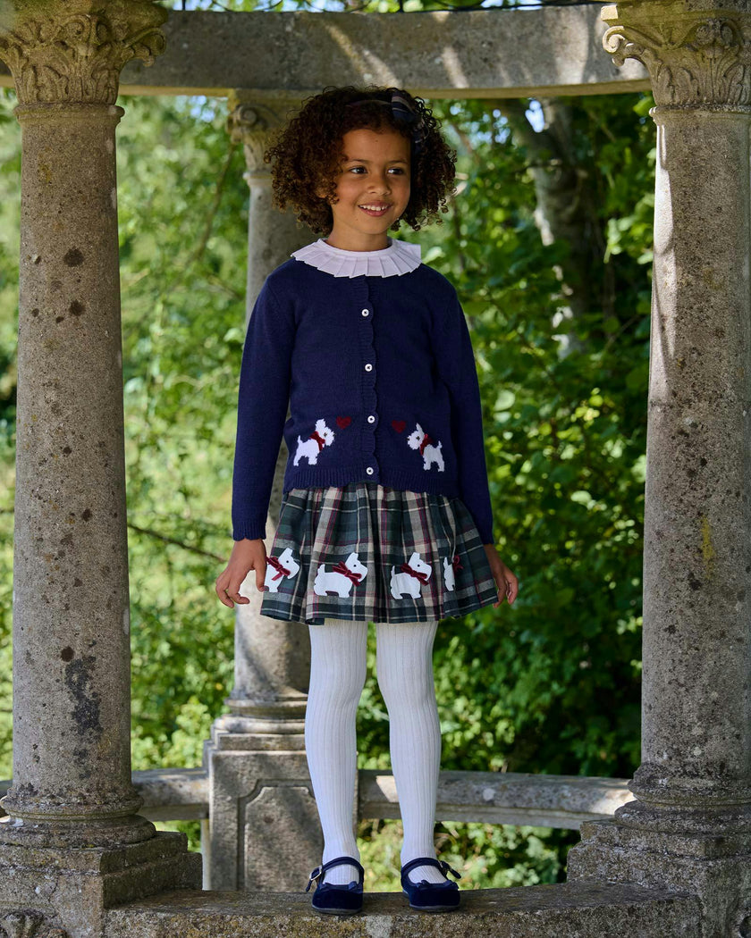 Bonnie Scottie Bow Skirt