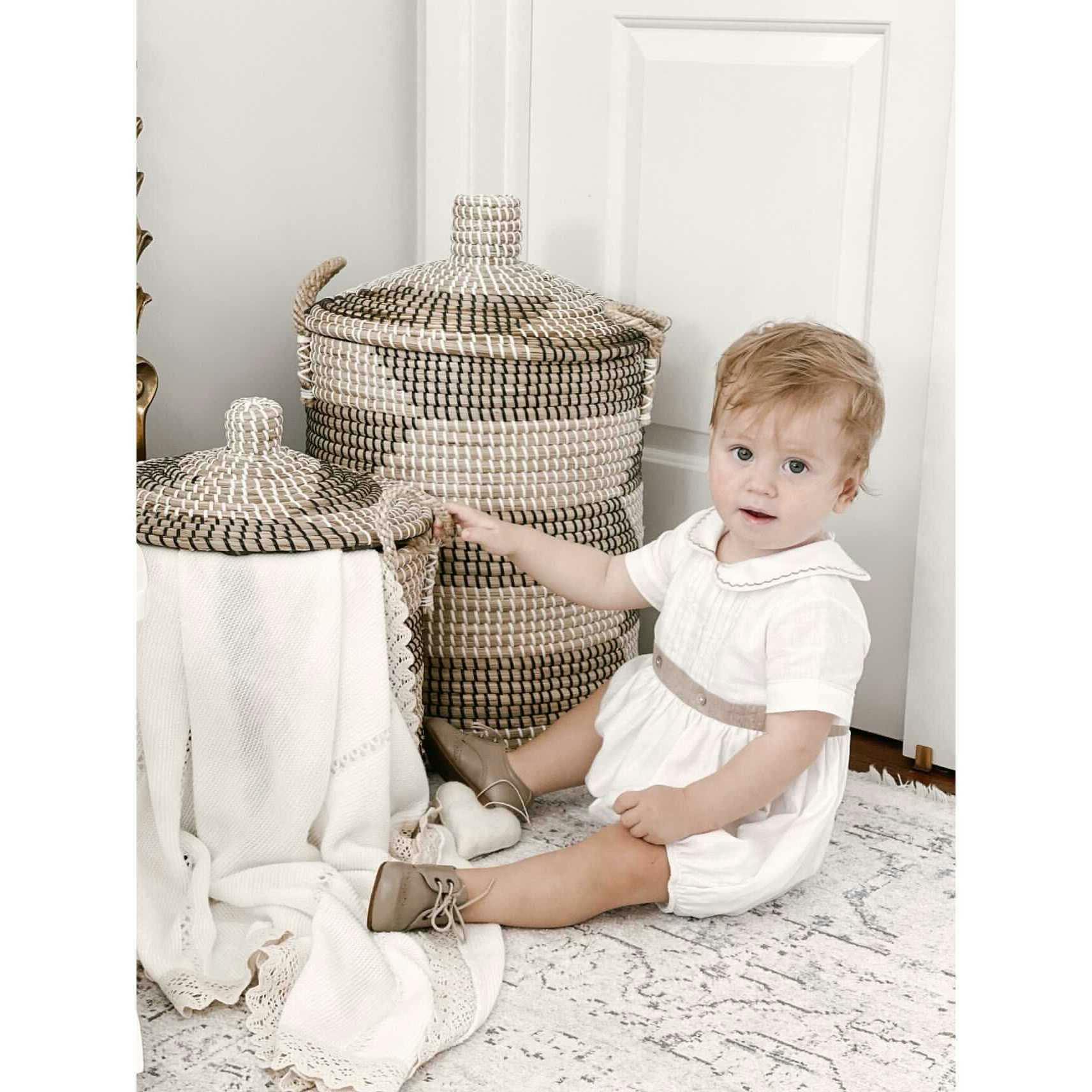 Ashton Linen Romper