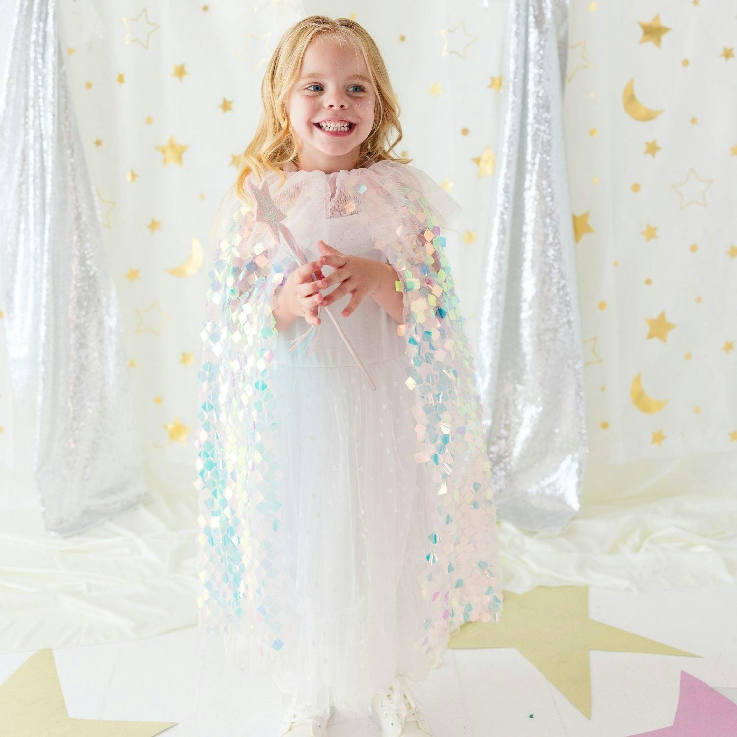 Starlight Sequin Cape